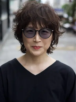 ショート パーマ TAISHIRO 無難を抜けるショートのヘアスタイル