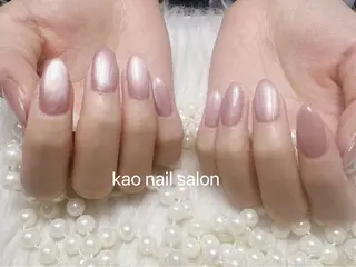 ネイル kao nail マグネット/長さだしのネイルデザイン