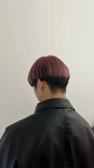 カラー メンズ センターパート/カラ ーメッシュ📍ﾕﾘのヘアスタイル