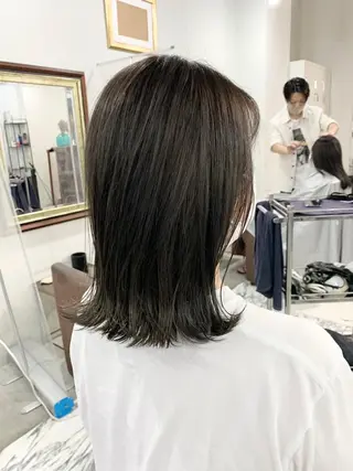 ミディアム カラー エクステ(レミー毛) NINEのヘアスタイル