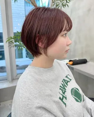ショート カラー 華 /ショート/ボブのヘアスタイル