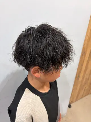 パーマ メンズ 渡辺 えりかのヘアスタイル
