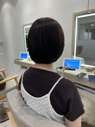 ミディアム カラー ☁️ natsuki☁️のヘアスタイル