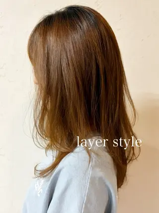 ロング hair&eye サトウのヘアスタイル