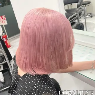 セミロング カラー 🫧モテる💗ダメー ジレスハイトーン🫧のヘアスタイル