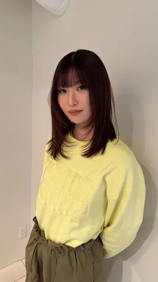 ミディアム ダブルカラーベージュ 新潟/万代/髙橋魁真のヘアスタイル