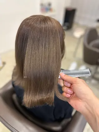 ミディアム 藤原 克宏のヘアスタイル
