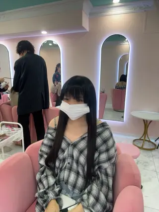 ロング シールエクステの女神 🍑Momo🍑のヘアスタイル