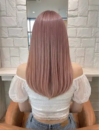 セミロング 髪質改善まつ毛パーマ 🎀さや🎀のヘアスタイル