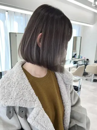 ショート カラー 透明感オリーブ🫒/ 赤み消し/ヒロのヘアスタイル