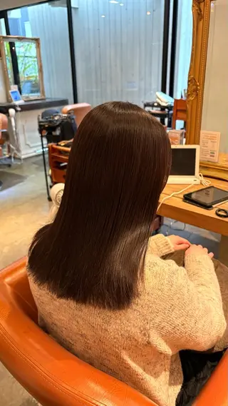 セミロング 銀座/髪質改善 /艶髪/笠原一唆のヘアスタイル