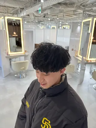 パーマ メンズ 山下 光太郎のヘアスタイル