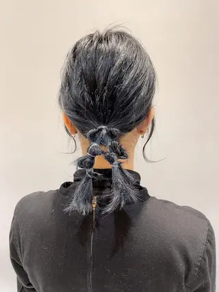ミディアム ヘアアレンジ 🦖鶴岡 香純🦖のヘアスタイル