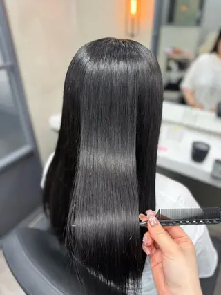 ロング 木村 智美のヘアスタイル