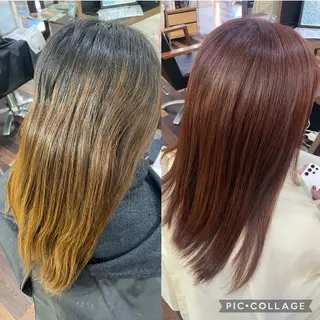 カラー 向井 陽菜のヘアスタイル