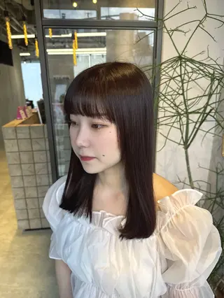 カラー 透明感カラー✨艶髪 制作🌱山根あゆみのヘアスタイル