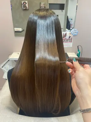ロング 🌼縮毛矯正🌼 中野有騎🦕のヘアスタイル