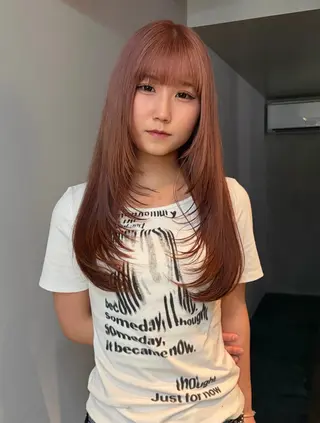 ロング 三浦 ふたばのヘアスタイル