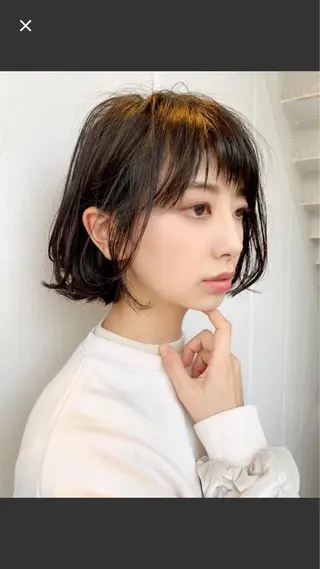 ショート 高梨 里穂のヘアスタイル