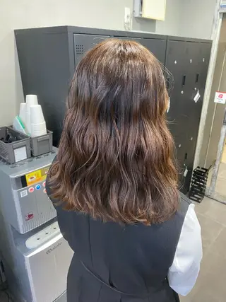 ミディアム yui/パーマ/ メンズカットのヘアスタイル