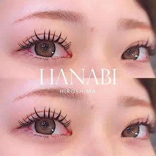 マツエク・マツパ HANABI NAMIKIのマツエク・マツパデザイン