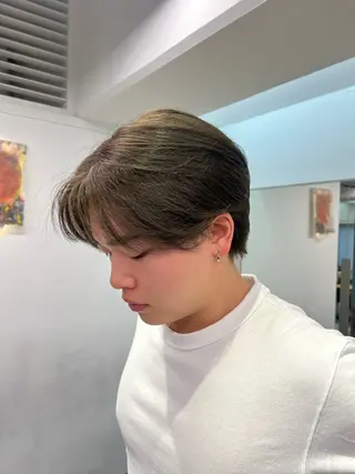 ショート カラー メンズ うるぷるカラー 🤍 Naanoのヘアスタイル