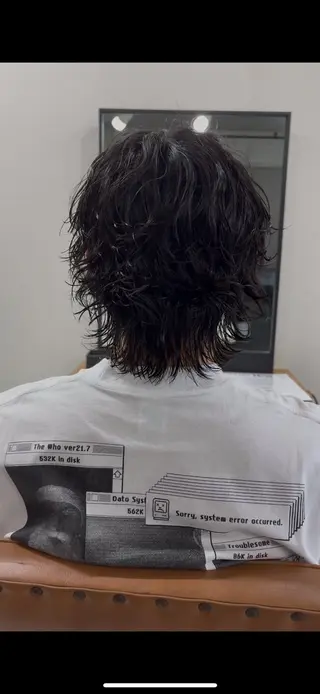 パーマ メンズ 海外風パーマ カラー特化園田　楓莉のヘアスタイル