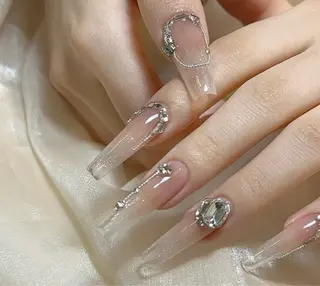 ネイル Aura  Nail 長さだし/パラジェルのネイルデザイン