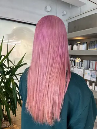 ロング 水戸/ブリーチカラー 中山りくのヘアスタイル