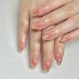 ネイル &U新松戸 スカルプ パラジェルフィルインのネイルデザイン