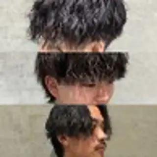 ミディアム パーマ 【メンズパーマ特化】 中戸 滉のヘアスタイル