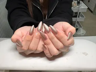 ネイル Chiara 長さだしのネイルデザイン