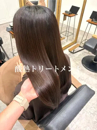 セミロング 🕊髪質改善 ストレート🕊まいのヘアスタイル