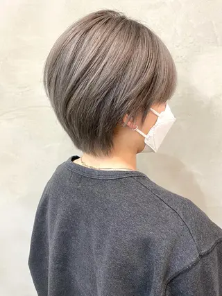 ショート カラー 🫧透明感カラー🫧 OIKAWAのヘアスタイル