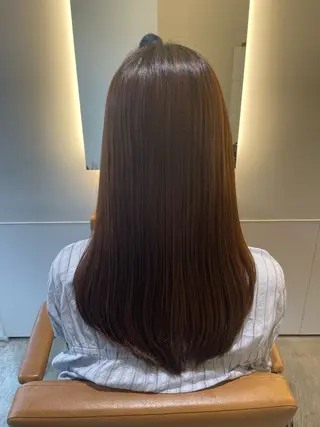 セミロング 中野渡 真利那のヘアスタイル