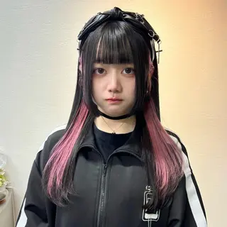 ロング カラー メイ ☪️のヘアスタイル