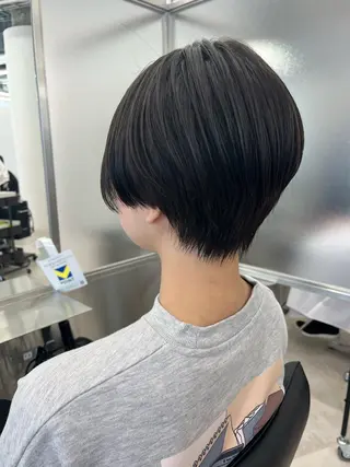 ショート 梅田茶屋町ヘッドスパ &艶カラー りほのヘアスタイル
