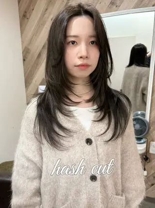 ロング カラー 城島 大輝のヘアスタイル