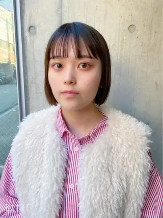 ショート 似合わせレイヤー/ ケアパーマ/高倉のヘアスタイル