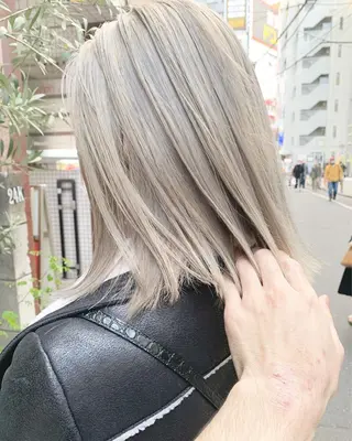 セミロング カラー ヘアアレンジ 🌿ショート🌿 パーマ🌿淳平のヘアスタイル