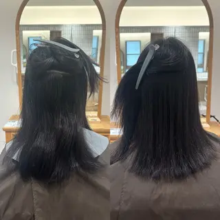 ミディアム RINNO🌷透明感 カラー/髪質改善のヘアスタイル