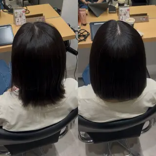 セミロング 髪質改善ヘアケア 艶髪特化/上田のヘアスタイル