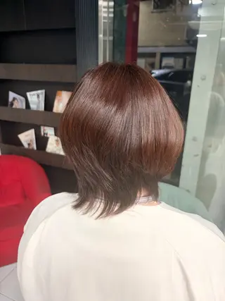 ミディアム レイヤー/パーマ 🐼HARUKA🐼のヘアスタイル