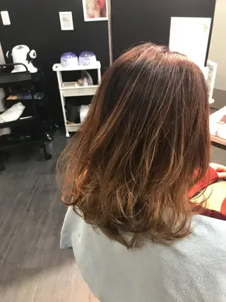 ミディアム ハイライト/髪質改善 ans/黒木 和大のヘアスタイル