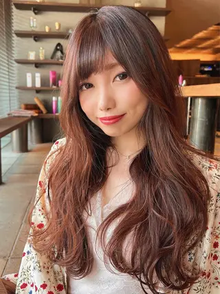 ロング 栗原 瑠世のヘアスタイル
