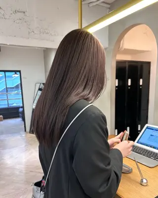 ロング カラー ダブル透明感カラー/ ロングカット/Rioのヘアスタイル