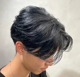 ミディアム パーマ ヘアアレンジ メンズ fifth 石川 凪のヘアスタイル