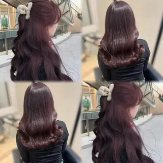 セミロング カラー ブリーチなしカラー kana🐱のヘアスタイル