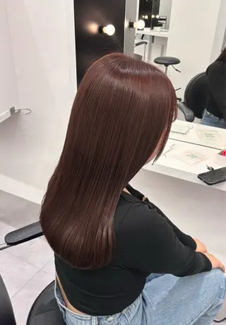 ロング カラー 縮毛矯正/髪質改善 きょーいち☝‪‪のヘアスタイル