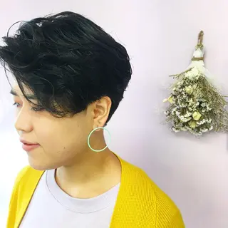 ショート 阿出川 雅也のヘアスタイル